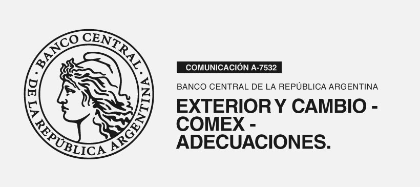 BANCO CENTRAL DE LA REPUBLICA ARGENTINA: Exterior y Cambio – COMEX – Adecuaciones