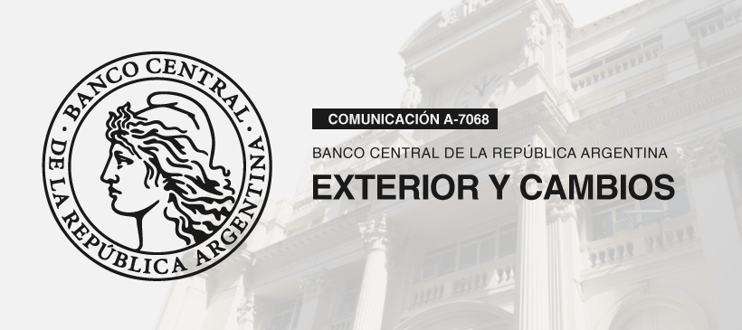 BCRA Exterior y cambios Modificaciones a Comunicación A
